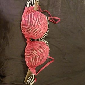 Animal print bra